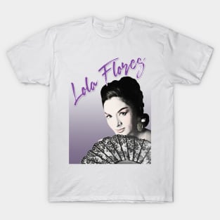 Lola Flores Retro Tribute Art T-Shirt